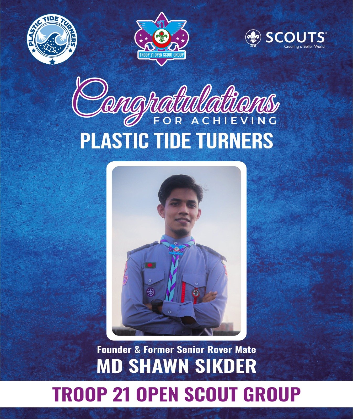 Plastic Tide Turners certificate