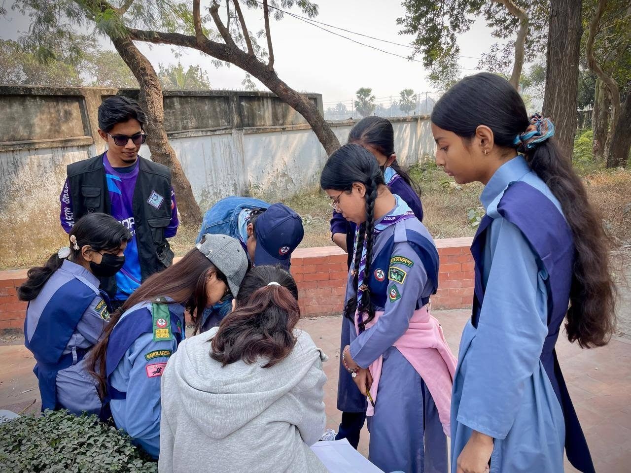 Troop 21 scouts field activity